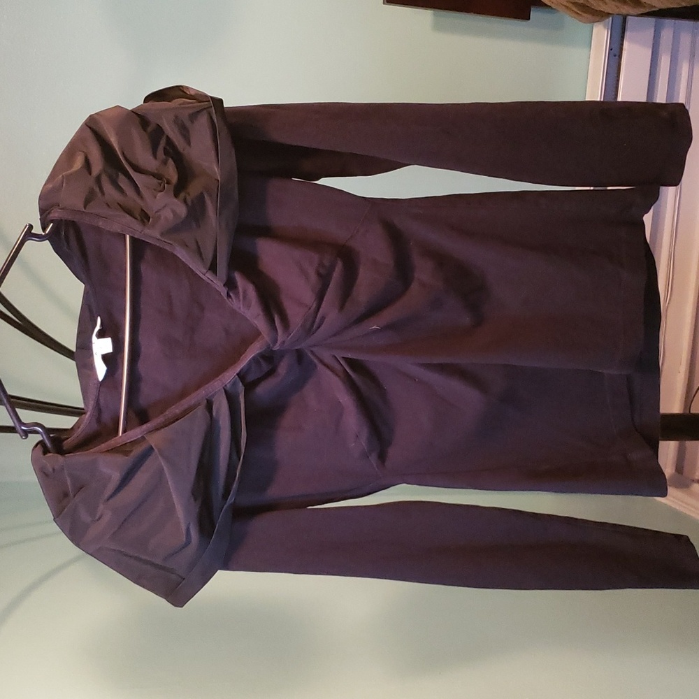Black Long Sleeved Blouse with Taffeta Collar